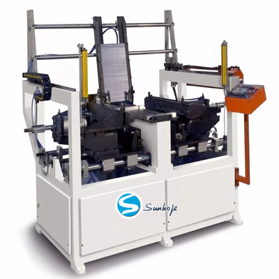 Adjustable speed Radiator Core Builder Machine 6-8 Cylinders For Assembling Core 4 Rows