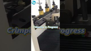 Ημιαυτόματη μηχανή σύσφιξης δεξαμενής καλοριφέρ ⚙️ Εργοστασιακή παραγωγή#καλοριφέρ#μηχανή#εργοστασιακή διαδικασία